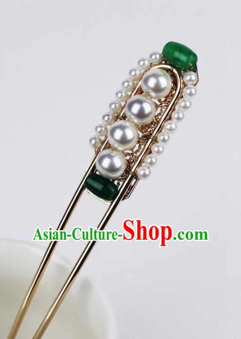 Chinese Ancient Handmade Pearls Hairpins Hair Accessories Hair Clips for Women