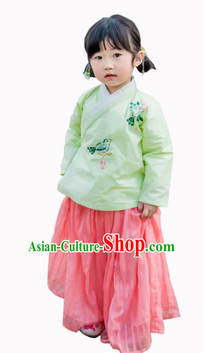 Traditional Chinese Ancient Costumes Ming Dynasty Princess Hanfu Clothing for Kids