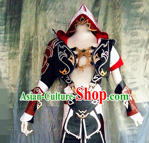 Asian Chinese Cosplay Costume Ancient Swordsman Clothing for Men