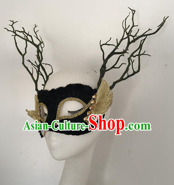 Top Halloween Stage Show Accessories Branch Mask Brazilian Carnival Catwalks Face Masks