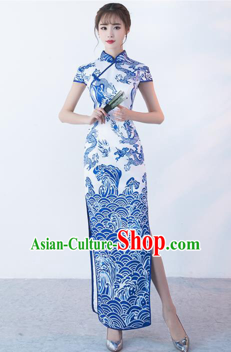 Top Chinese Traditional Qipao Dress Classical Costume Cheongsam for Women
