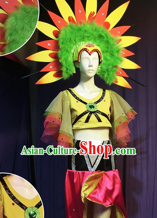 Halloween Cosplay Stage Show Costumes Brazilian Carnival Parade Clothing for Women