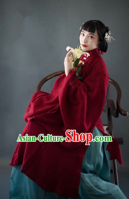 Chinese Traditional Ming Dynasty Historical Costumes Ancient Nobility Lady Hanfu Dress for Women