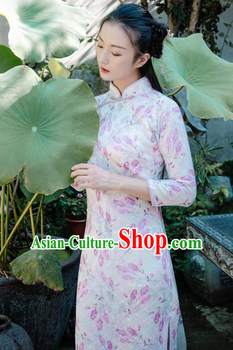 Chinese Traditional Costumes National Qipao Dress Classical Cheongsam for Women