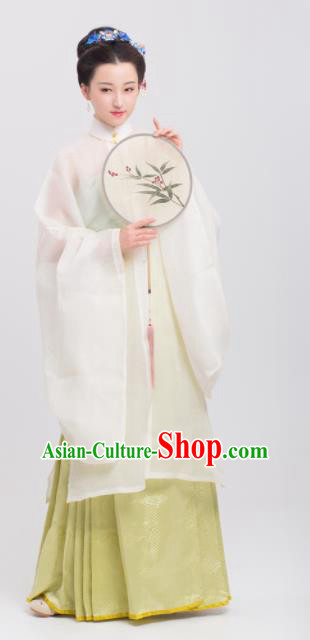 Chinese Traditional Ming Dynasty Historical Costumes Complete Set Ancient Imperial Consort Hanfu Dress for Women