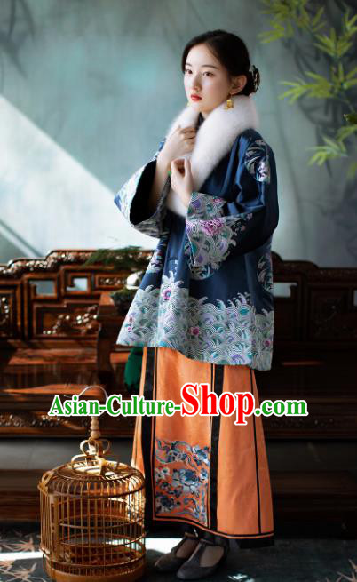 Traditional Chinese National Blouse and Qipao Dress Tang Suit Cheongsam Costume for Women