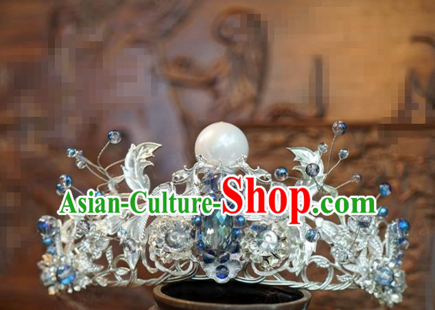 Traditional Chinese Handmade Court Hair Crown Hairpins Hair Accessories Ancient Hanfu Hair Clip for Women