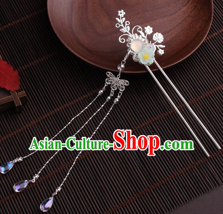 Traditional Chinese Hanfu Tassel Hair Clip Ancient Court Princess Hairpins Handmade Hair Accessories for Women