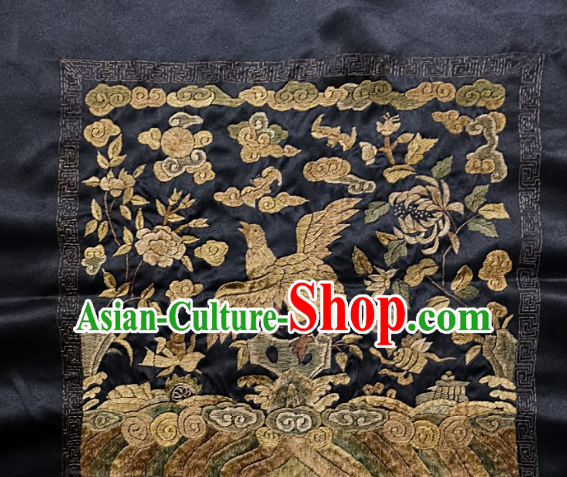 Traditional Qing Dynasty Style Officer Bu Zi Embroidery Arts