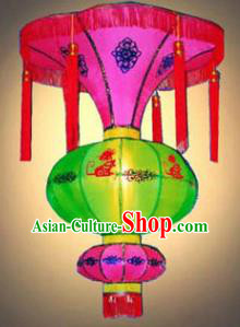 Chinese Traditional Green Palace Lantern New Year Hanging Lamp Lantern Festival Lanterns