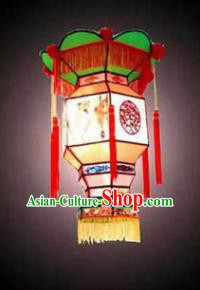 Chinese Traditional Handmade Orange Palace Lantern New Year Hanging Lamp Lantern Festival Lanterns