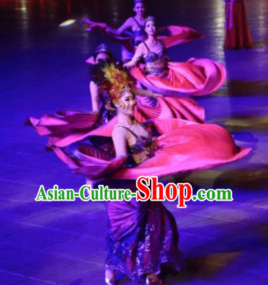 Chinese The Dream of Datang Tang Dynasty Dance Dress Stage Performance Costume for Women