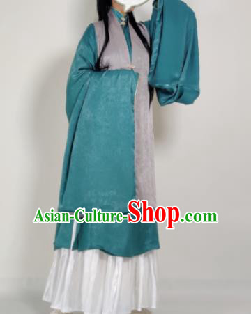 Chinese Ming Dynasty Princess Grey Vest Ancient Court Lady Costume for Women