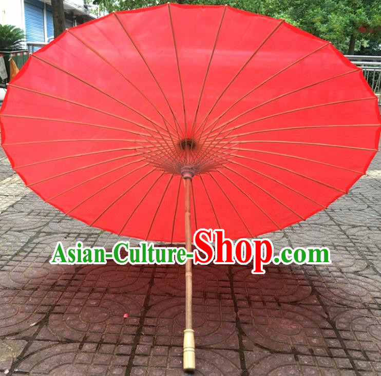 Handmade Chinese Classical Dance Red Paper Umbrella Traditional Cosplay Decoration Umbrellas