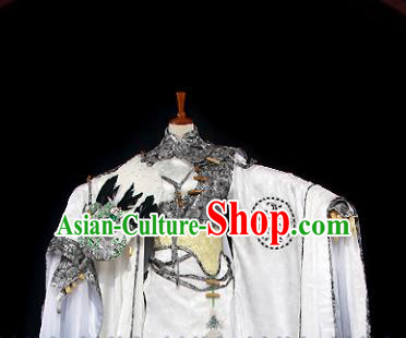 Customize Chinese Traditional Cosplay Prime Minister Zhuge Liang Costumes Ancient Swordsman Clothing for Men