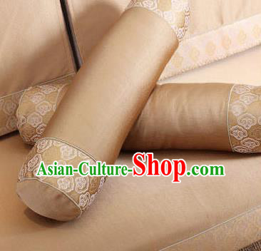 Traditional Chinese Home Decoration Accessories Pillowslip Cloud Pattern Golden Brocade Cover