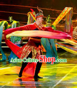 Chinese Phenix Dance In The Sky Classical Dance Water Sleeve Clothing Stage Performance Dance Costume for Men