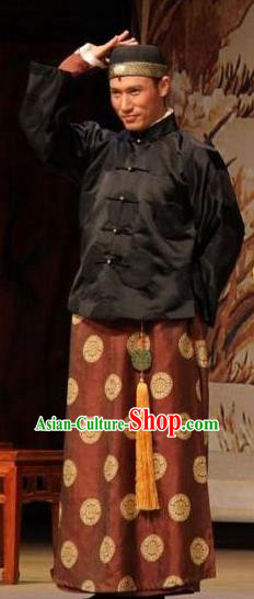Chinese Unsurpassed Beauty Of A Generation Ancient Qing Dynasty Merchant Clothing Stage Performance Dance Costume for Men