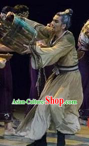 Su Dongpo in Hainan Chinese Classical Dance Clothing Stage Performance Dance Costume for Men