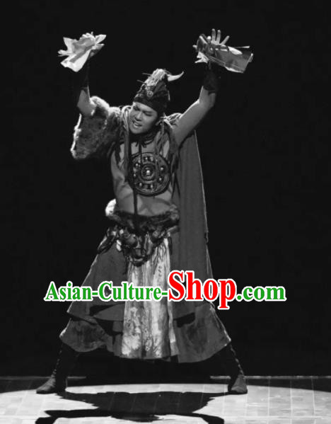 Nostalgia Is A Disease Chinese Ancient Swordsman Clothing Stage Performance Dance Costume for Men