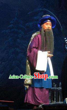 Su Wu In Desert Chinese Beijing Opera Herdsman Clothing Stage Performance Dance Costume and Headpiece for Men