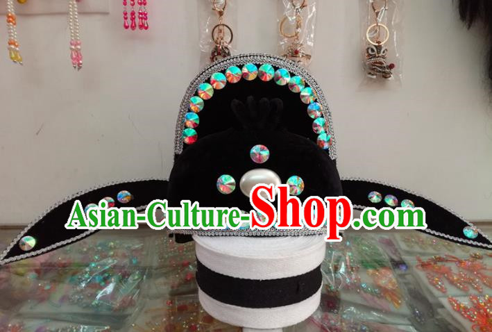 Chinese Traditional Beijing Opera Headwear Peking Opera Official Hat for Adults