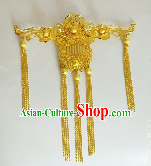 Chinese Traditional Bride Hair Accessories Wedding Hair Comb for Women