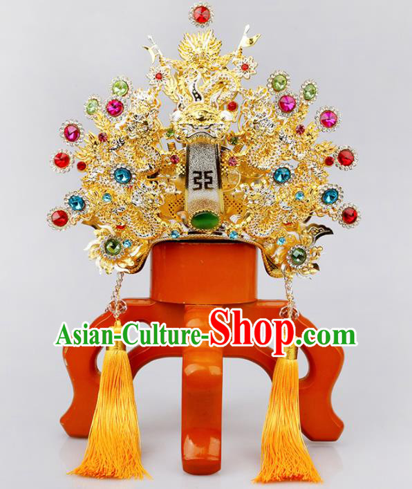 Chinese Traditional Religious Hair Accessories Taoism Feng Shui Immortal Prince Hat