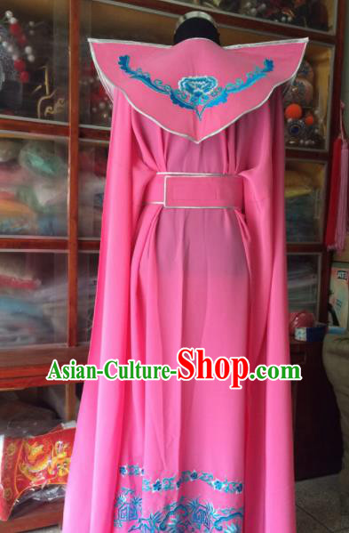 Traditional Chinese Beijing Opera Niche Costume Peking Opera Prince Pink Robe