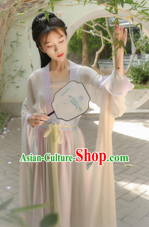 Traditional Chinese Ancient Princess Hanfu Dress Tang Dynasty Palace Lady Historical Costume for Women