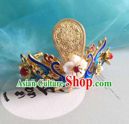 Chinese Ancient Hanfu Hair Accessories Traditional Blueing Phoenix Hairpins for Women