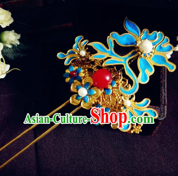 Chinese Ancient Princess Hair Accessories Palace Hair Clip Traditional Hanfu Classical Hairpins for Women
