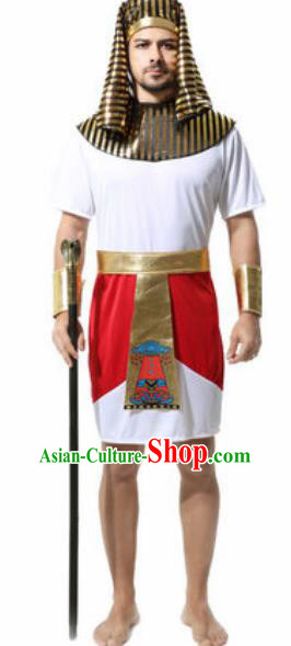 Traditional Egypt King Costume Ancient Egypt Priest Clothing for Men