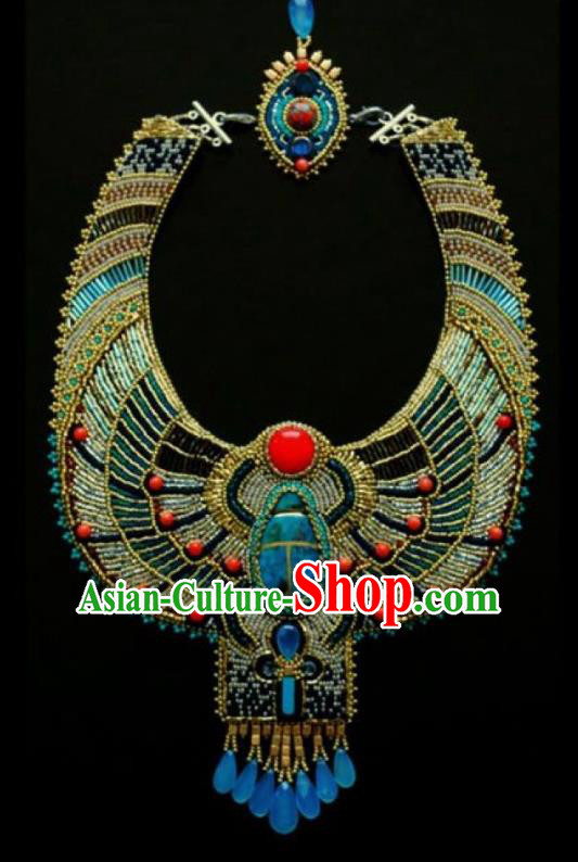 Traditional Egyptian Jewelry Accessories Ancient Egypt Palace Queen Necklace for Women