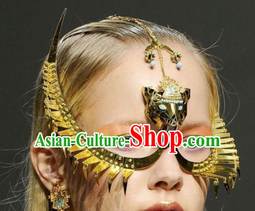 Traditional Egyptian Jewelry Accessories Ancient Egypt Golden Mask for Women