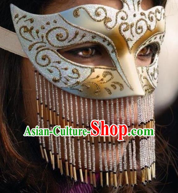 Traditional Egyptian Jewelry Accessories Ancient Egypt Queen Tassel Mask for Women