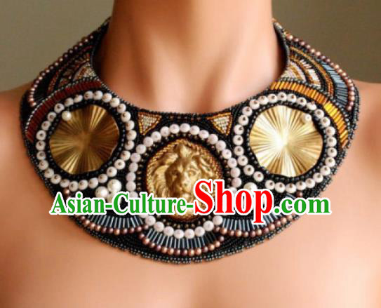 Traditional Egyptian Jewelry Accessories Ancient Egypt Lion Necklace for Women