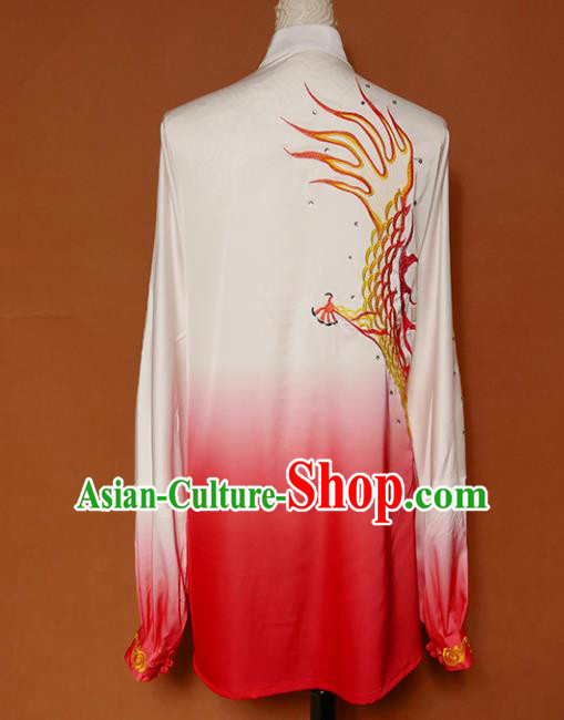 Top Grade Kung Fu Costume Martial Arts Training Tai Ji Embroidered Dragon Uniform for Adults