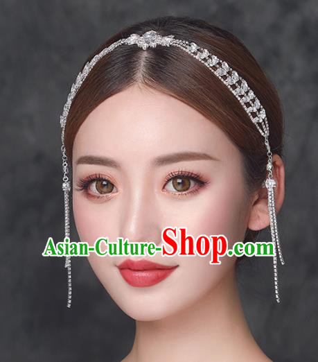 Top Grade Handmade Wedding Hair Clasp Bride Zircon Hair Accessories for Women