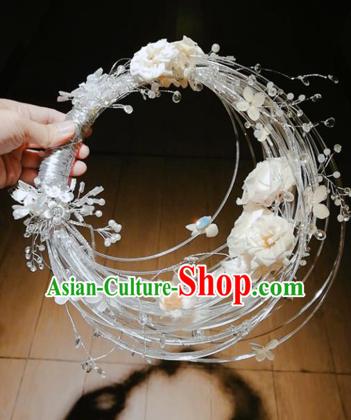 Chinese Traditional Wedding Bridal Bouquet Hand Flowers Basket for Women