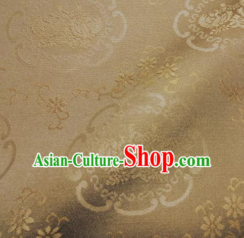 Asian Traditional Kimono Classical Phoenix Pattern Golden Damask Brocade Fabric Japanese Kyoto Tapestry Satin Silk Material
