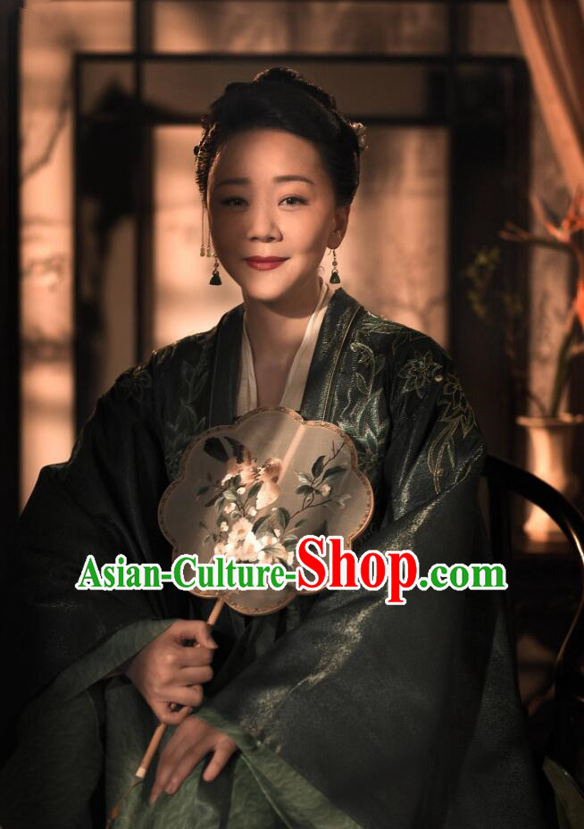 The Story Of MingLan Chinese Song Dynasty Royal Historical Costume Ancient Contessa Embroidered Hanfu Dress for Women