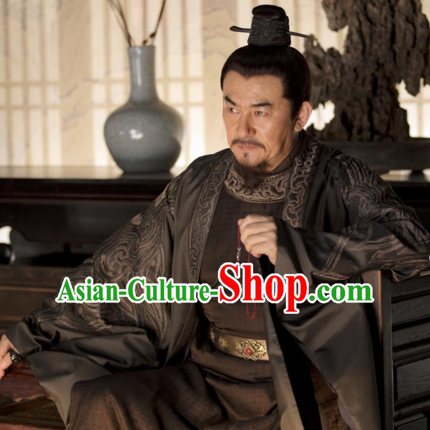 Chinese Song Dynasty Nobility Marquis Embroidered Clothing Drama The Story Of MingLan Ancient General Replica Costume for Men