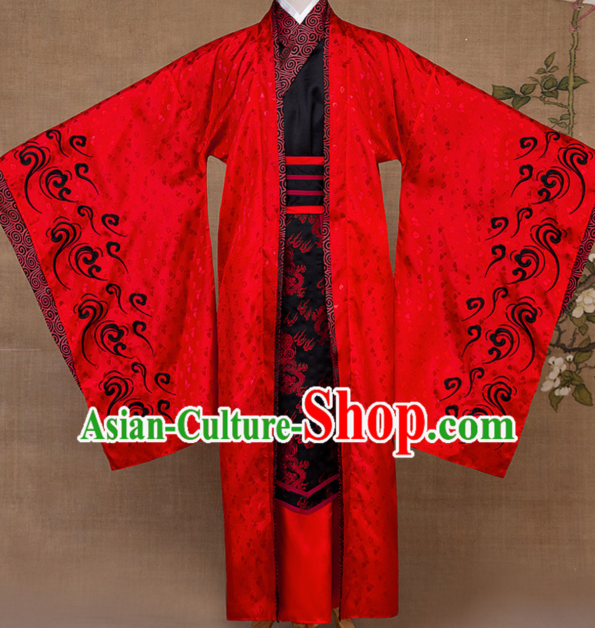 Ancient Chinese Emperor Royal Dress Complete Set