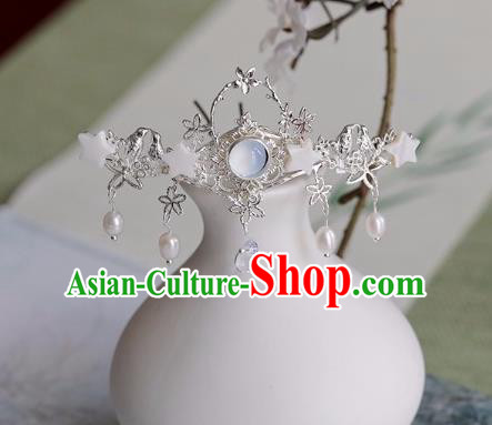 Chinese Traditional Hanfu Hair Accessories Ancient Princess Tassel Hairpins for Women
