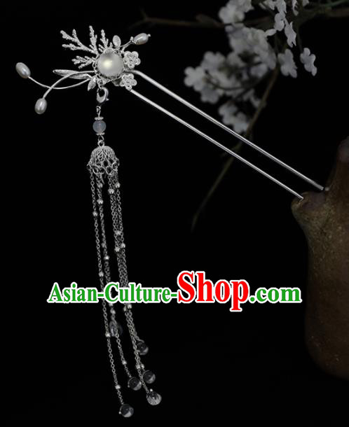 Chinese Traditional Hanfu Hair Accessories Step Shake Ancient Princess Tassel Hairpins for Women