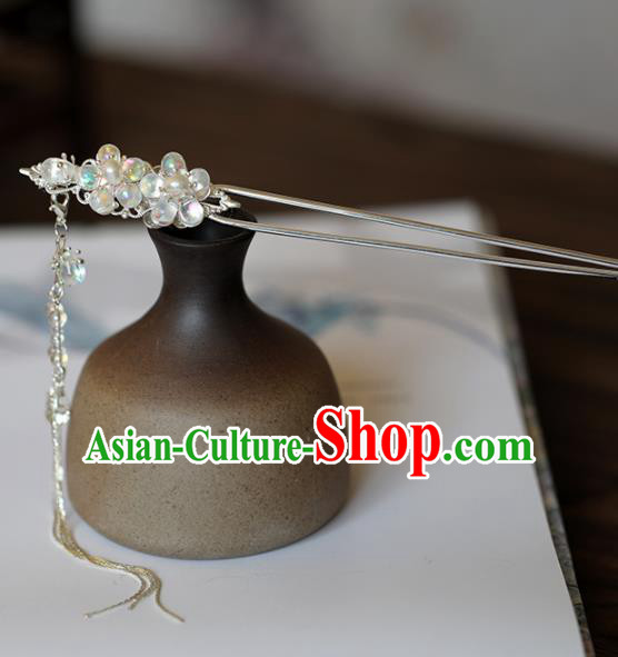 Chinese Ancient Princess Tassel Hairpins Traditional Hanfu Hair Accessories for Women