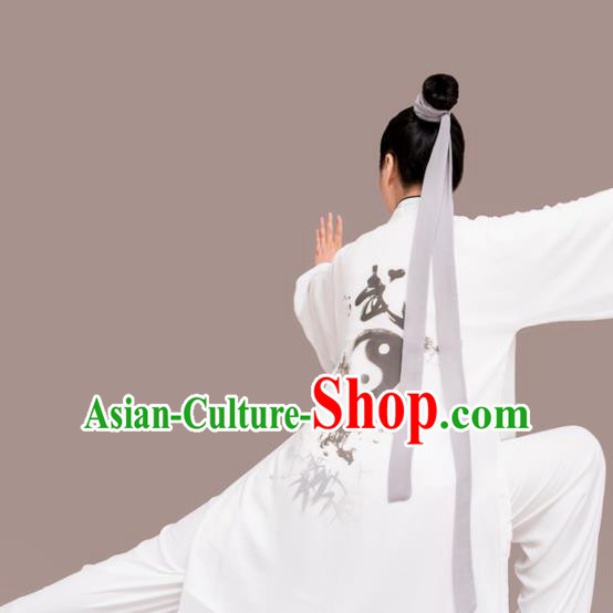 Chinese Traditional Kung Fu Costume Martial Arts Competition Tai Chi Printing Bamboo Clothing for Women