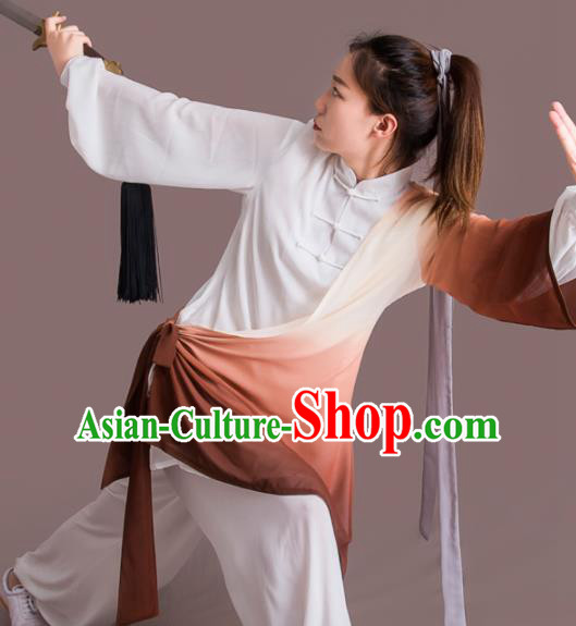 Chinese Traditional Kung Fu Competition Costume Martial Arts Tai Chi Clothing for Women