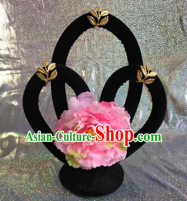 Chinese Traditional Beijing Opera Young Lady Wigs Peking Opera Peri Hair Accessories for Women